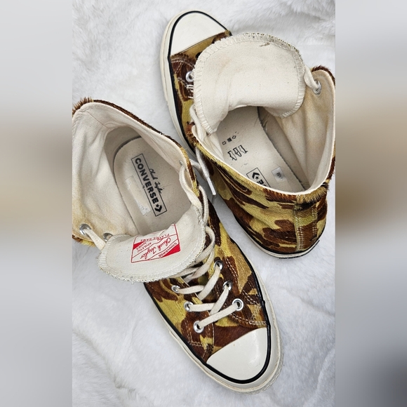 CONVERSE Chuck 70 Hi Pony Hair Camo Men's Sz 8.5 - Picture 4 of 10